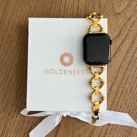 NEW Goldenerre Classic Link Apple Band - Gold 45mm - Picture 3 of 8